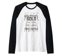 Minero de carbón Minero Subterráneo Trabajador Casco Trabajador Combustible Fósil Camiseta Manga Raglan
