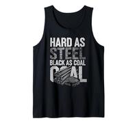Minero de carbón Minero Subterráneo Trabajador Casco Trabajador Combustible Fósil Camiseta sin Mangas