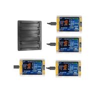 Minero NerdMiner 4X 1060KH/S NMMiner + 4 Ranuras, Soporte Mejorado, Pantalla Inteligente de 2,8 Pulgadas, para Bitcoin, Criptomonedas y Lotería en