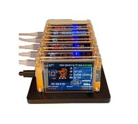 Minero NerdMiner NMMiner de 6 Ranuras y 1060 KH/S con Soporte Mejorado, Pantalla Inteligente de 2,8 Pulgadas para Bitcoin y Criptomonedas. Ideal para