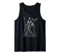 Minerva Roman Diosa Búho Mitología Guerrero Camiseta sin Mangas