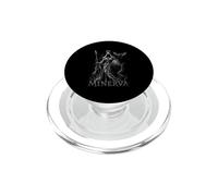 Minerva Roman Diosa Búho Mitología Guerrero PopSockets PopGrip para MagSafe