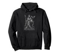 Minerva Roman Diosa Búho Mitología Guerrero Sudadera con Capucha