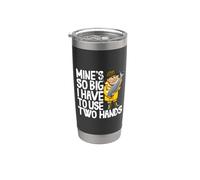 Mines Tan Grande Que Tengo Que Usar Las Dos Manos Fish Vaso térmico de acero inoxidable de doble pared