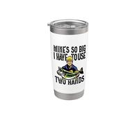 Mines Tan Grande Que Tengo Que Usar Las Dos Manos Fish Vaso térmico de acero inoxidable de doble pared