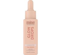 MineTan Glow Drops Gotas Autobronceadoras | Bronceado gradual, para rostro y cuerpo, adecuado para todo tipo de piel, aceites de lujo y vitamina C, acabado de piel hidratada y radiante, 40 ml