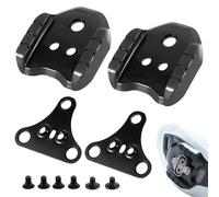 Mineup 2pcs Adaptadores De Pedal De Bicicleta De Metal, Pedales De Bicicleta De Carretera, Convertidores De Pedal De Bicicleta, Adaptador De Cala Doble Duradero para Bicicleta De Montaña De Carretera