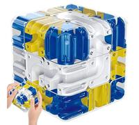 Mineup 3D con Bolas Giratorias, Juego de Pensamiento Laberinto, Rompecabezas de Cubo de Laberinto 3D Grande con Bolas Rodantes, Cubo Mágico Interactivo, Rompecabezas para Niños y Adultos