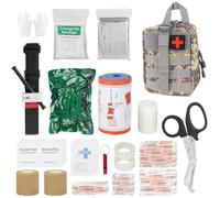 Mineup Botiquin de Primeros, 54 Piezas Tactico First Aid Kit Militar, Kit de Primeros Auxilios Táctico,Bolsa de Emergencia, Botiquin Coche para Coche, Camping, Mochilero, Senderismo