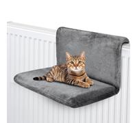 Mineup Cama De Gato para Radiador, Cama de radiador para gatos, Cama de radiador de lujo colgante para Varios Radiadores, Cama para colgar en el radiador de felpa suave para calefacción 46*30*25cm