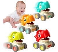 Mineup Coches para Niños 1 Año, 4 Piezas Press-and-Go Coches Juguete para Niños Pequeños de 1 2 3 Años, Coches Juguetes Niños 1 Año, Coche Bebe 1 año Montessori para niños niñas de 12 a 18 Meses