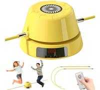 Mineup Cuerda De Saltar Recargable, Cuerda De Saltar Entrenamiento Con Multi Usuarios Juntos, Ajustable 1-10 Nivel De Velocidad, Máquina De Salto Eléctrica De Conteo Inteligente Con Mando a Distancia