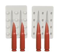 MINFEIDMS Moldes De Silicona En Forma De Bullets Molde De Fondant Para Decorar Pasteles Magdalenas Chocolate Pasta De Flores Dulces Arcilla Polímero