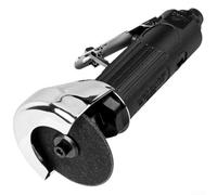 Minflora Amoladora angular neumática del aire, herramienta de recorte de 3 | Con disco de 75 mm, bloqueo de gatillo de carcasa de aleación y protector de metal, para cortar madera y metal
