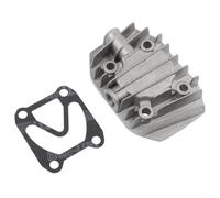 Minflora Cabezal de cilindro de compresor de aire sin aceite, para bombas | Culata sin aceite, accionamiento directo y accionado por correa para compresores de pistón. Reemplazo fiable. aluminio