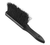 Minflora Cepillo de chimenea Mango de madera Cerdas de palma de coco Limpieza profunda del hogar Estufa Herramienta de barrido de cenizas Fuerte resistente para estufa de chimenea doméstica