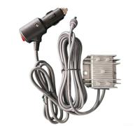 Minflora Convertidor elevador de 30 V 3,5 A CC, carcasa de metal impermeable IP68 de 64 x 57 x 22 mm, 9-28 V a 30 V para marina, RV, camión y automóvil, unidad de suministro gris (cable CC de 3 metros