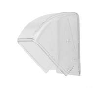 Minflora Cubierta inalámbrica para timbre impermeable, protector de lluvia transparente de policarbonato para exteriores, carcasa protectora contra la intemperie para entrada de seguridad en el hogar