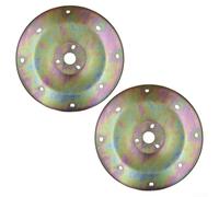 Minflora Disco de metal redondo para cortacésped de 26 cm de diámetro, pieza de repuesto de larga duración compatible con modelos GXV160 HRJ195 HRJ196 HRU196 HRU215 para un corte eficiente de césped