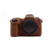 Minflora Funda de silicona para cámara Z6III antiarañazos, a prueba de golpes, suave, antideslizante, agarre corporal, carcasa ligera, café, Protección