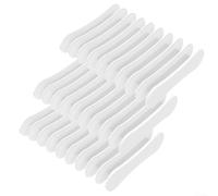 Minflora Jabonera autodrenante de silicona, paquete de 3 unidades, soporte de jabón montado en la pared sin taladrar con guía de flujo de agua para ducha y fregadero (blanco)