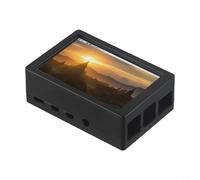 Minflora Pantalla LCD Raspberry Pi de 3.5 pulgadas con funda, resolución de 320 x 480, tacto resistivo, retroiluminación LED, para Pi A/B B+/3B/3B+/4B para Raspbian Ubuntu Kali para proyectos Linux