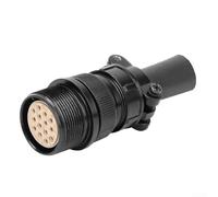 Minflora Para MILLER para conector de soldador HOBART, enchufe hembra de avión de 14 pines 136960 152369, repuesto de metal ABS para reparación de cableado de máquina de soldadura TIG MIG