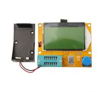 Minflora Probador digital de componentes, para LCR-T4 Auto NPN PNP MOSFET Diodo Capacitancia Medidor ESR con carcasa, pantalla LCD 128x64, Medición rápida de 2 segundos (A)