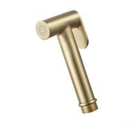 Minflora Pulverizador de bidé de acero inoxidable, cabezal de ducha de inodoro de mano de alta presión, boquilla de autolimpieza para baño (amarillo)