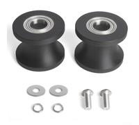 Minflora Rodillo de máquina elíptica diseñado para sistemas de pista de marca órbita con contacto de poliuretano y núcleo de carga de aluminio (42 x 25,5 mm, 1 unidad)