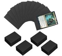 Minfuerang Fundas Cartas,Fundas para Cartas Coleccionables,Card Sleeves para Tarjetas Estándar 66x91mm,para Tarjetas Mágicas,MTG (Negro 400)