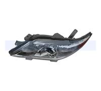 Mingbereit Carcasas Faros Delanteros Para Toyota Para Camry 2010-2011, 1 par de faros delanteros negros, faros delanteros halógenos. Faros