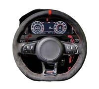 Mingbereit Funda Volante para VW para Golf R, MK7, Golf 7, GTI, Polo, Scirocco 2015 2016, Cubierta Volante (Style 5)