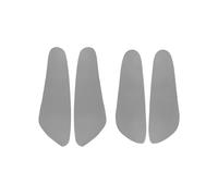 Mingbereit Molduras Interiores Coche para Hyundai para Tucson 2006 2007 2008 2009 2010 2011 2012 2013 Panel Apoyabrazos Puerta Interior Coche Cubierta Cuero Microfibra Decoración(4X Door Panel Gray)