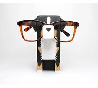 Mingchu Dog Eyeglass Holder, Bernese Mountain Dog Glasses Holder, Cute Sunglass Display Stands, Animal Shaped Spectacle Display Stand Home Ornament Animal Glasses Holder (Color : A)