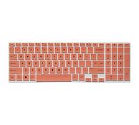 MiNGFi Inglés QWERTY Silicone Protector de Teclado para HP Victus 16.1" 16-d0000 16-e0000(2021) - Rosa