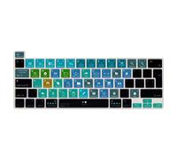 MiNGFi Protector de Teclado Silicona ableton Live Atajos para MacBook Pro 13" M1/M2 A2338 (2020-2023), A2289 (2020), A2251 (2020-2021), Pro 16" A2141 (2019-2021) EU/ISO