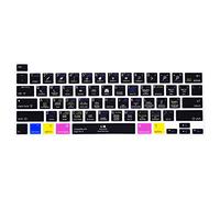 MiNGFi Protector de Teclado Silicona Logic Pro X Atajos para MacBook Pro 13" M1/M2 A2338 (2020-2023), A2289 (2020), A2251 (2020-2021), Pro 16" A2141 (2019-2021) US/ANSI