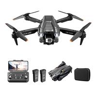 Mingfuxin Dron plegable con cámara para principiantes, dron RC quadcopter con aplicación WIFI FPV video en vivo, retención de altura, modo sin cabeza, aterrizaje de elevación de una llave para niños