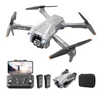 Mingfuxin Drone plegable con cámara para principiantes, drone RC Quadcopter con aplicación WIFI FPV vídeo en vivo, retención de altitud, modo sin cabeza, despegue de una tecla para adultos y niños