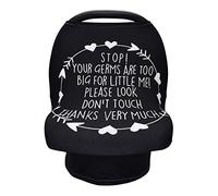 Mingfuxin Funda elástica para asiento de bebé, cubierta de lactancia materna de privacidad para asiento de bebé, bufanda de lactancia materna, cochecito, toldo, carrito de la compra y sillas altas