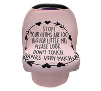 Mingfuxin Funda elástica para asiento de bebé, cubierta de lactancia materna de privacidad para asiento de bebé, bufanda de lactancia materna, cochecito, toldo, carrito de la compra y sillas altas