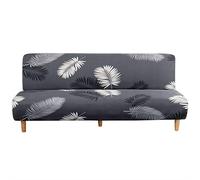 Mingfuxin Funda para Sofá Cama Sin Brazos, Funda De Futón Elastizada De Spandex, 2-3 Plazas Elástico Escudo De La Cubierta del Sofá del Sofá Plegable