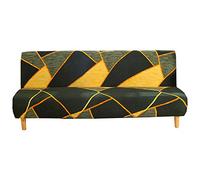 Mingfuxin Funda para Sofá Cama Sin Brazos, Funda De Futón Elastizada De Spandex, 2-3 Plazas Elástico Escudo De La Cubierta del Sofá del Sofá Plegable