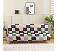 Mingfuxin - Funda Protectora para sofá Cama sin reposabrazos, futón de Elastano Extensible, Antideslizante, elástica, Plegable, para sofá Cama de 2 a 3 plazas sin reposabrazos (Impreso # 4304)