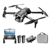 Mingfuxin GPS Drone Con Cámara 4k, Drones Cuadricópteros Rc Plegables Para Adultos, 5g Wifi FPV RC Drones Quadcopter Para Principiantes, Retorno Automático A Casa, Motor Sin Escobillas