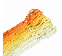 MINGGUXIUYI hilo de seda de morera - seda natural pura, ideal para bordado a mano, tejido, joyería DIY y kits de manualidades (08)