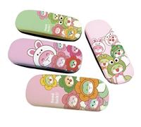 Minging Funda Gafa Rigida, 4 Piezas Estuche para Gafas, Portátil, Cuero y Sintético