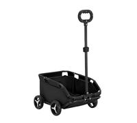 MINGLEA Carrito de transporte para exteriores con soporte transpirable para mascotas, cómodo con correa para animales pequeños