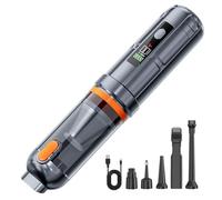 MINGLEA Colector de vehículo compacto portátil 4 en 1, 16000 Pa, alta succión, tipo C, carga, diseño ligero, aspiradora automática